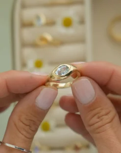 Anillo Candy Aguamarina 5