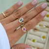 Anillo Candy Aguamarina 1