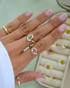 Anillo Candy Aguamarina 1