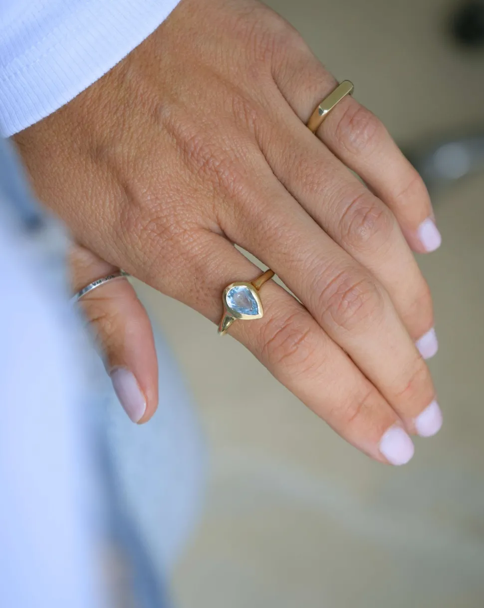 Anillo Candy Aguamarina 1