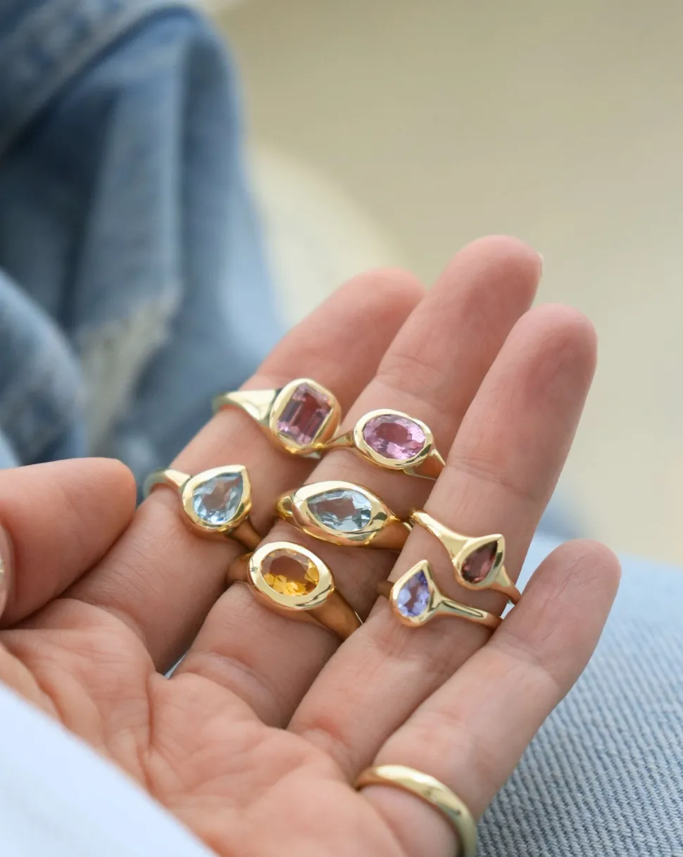 Anillo Candy Aguamarina 5