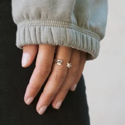 Anillo Doble Estrella