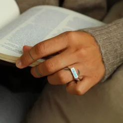 Anillo Manila Turquesa