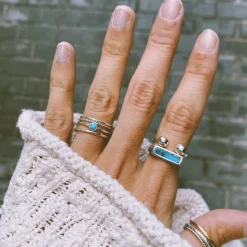 Anillo Manila Turquesa