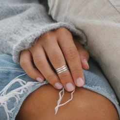 Anillo Midi Triple
