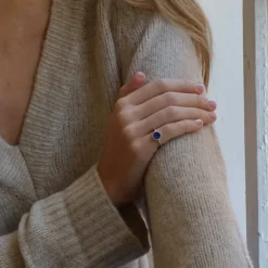Anillo Moon Lapislázuli