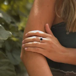 Anillo Moon Ónix