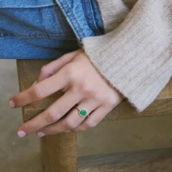 Anillo Moon Uvarovita