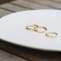 Anillo Simple + (Oro 9k)