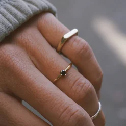 Anillo Sunshine Diamante Negro