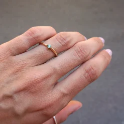Anillo Sunshine Esmeralda