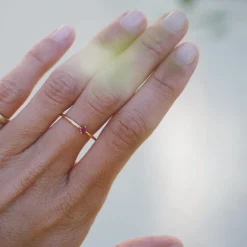 Anillo Sunshine Rubí