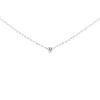 Collar Cubo Cadena Plata