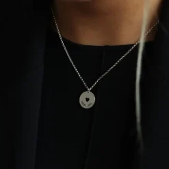 Collar Disco Corazón
