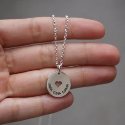 Collar Disco Corazón