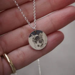 Collar Ita Cadena Dibujo Especial Plata