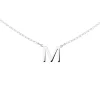 Collar Mini Letra Plata