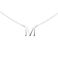 Collar Mini Letra Plata