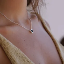 Collar Moon Ónix Cristalizado