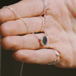 Collar Moon Ónix Cristalizado
