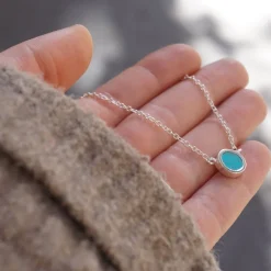 Collar Moon Turquesa