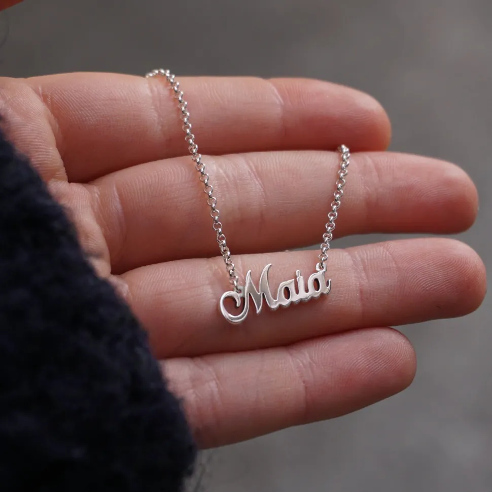 Collar Nombre Plata