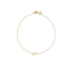 Mini Letra Pulsera Oro