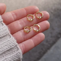 Pendientes Aros Rio Diamante