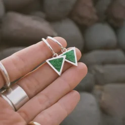 Pendientes Keops Uvarovita