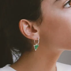 Pendientes Keops Uvarovita