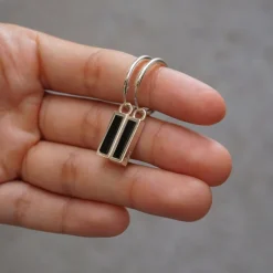 Pendientes Manila Ónix