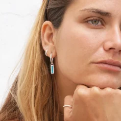 Pendientes Manila Turquesa