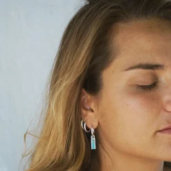 Pendientes Manila Turquesa