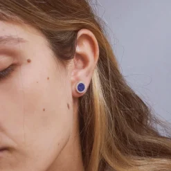 Pendientes Moon Lapislázuli