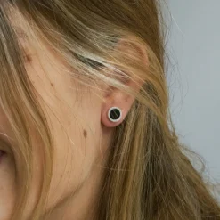 Pendientes Moon Ónix