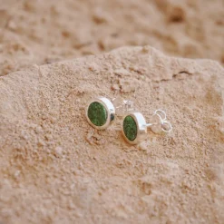 Pendientes Moon Uvarovita