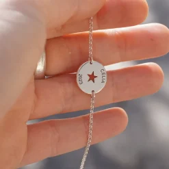 Pulsera Disco Estrella (Cadena)