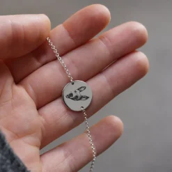 Pulsera Ita Cadena Dibujo Especial Plata
