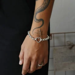 Pulsera Mosquetón Corazón
