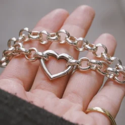 Pulsera Mosquetón Corazón