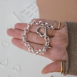 Pulsera Mosquetón Corazón