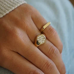 Sello Fleur (Oro 9K)